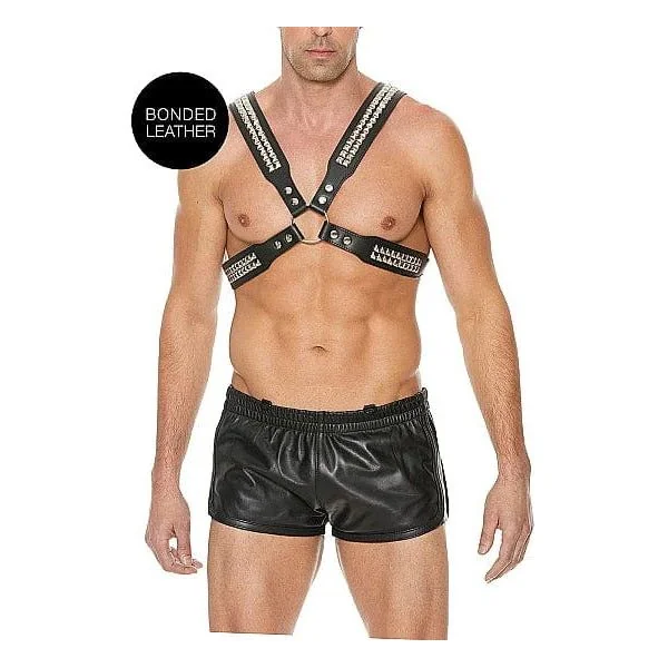 Harness - Ouch! - Men's Pyramid Stud Body Harness - One Size