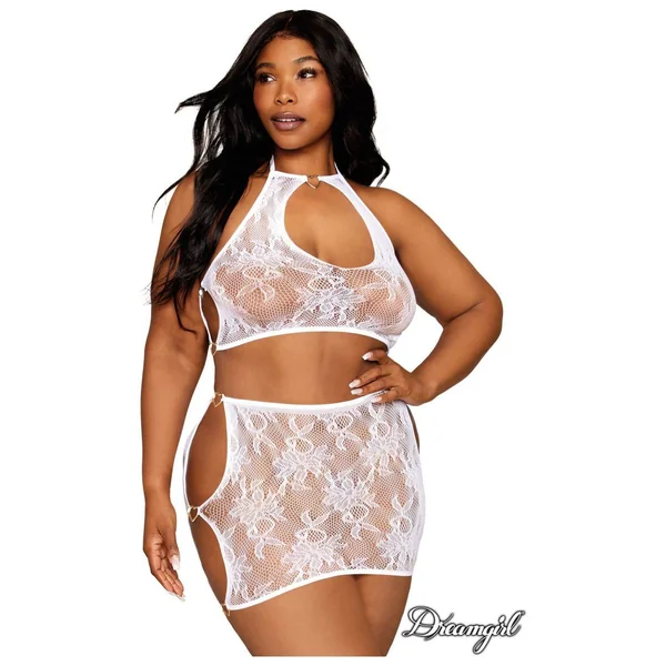 Heart Ring Lace Top & Bottom by Dreamgirl