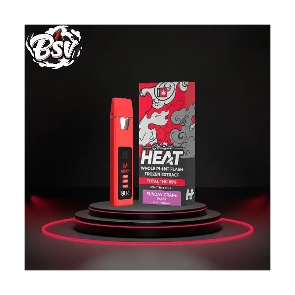 Heat Frozen Extract THC 1g Disposable Sunday Grape
