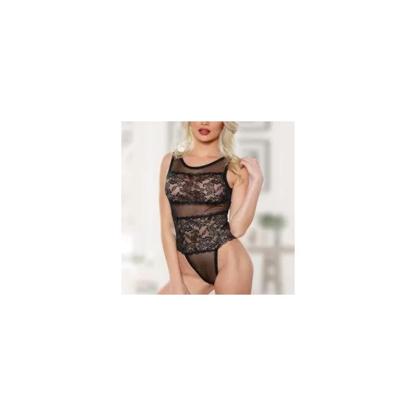 Heather and Lace Teddy