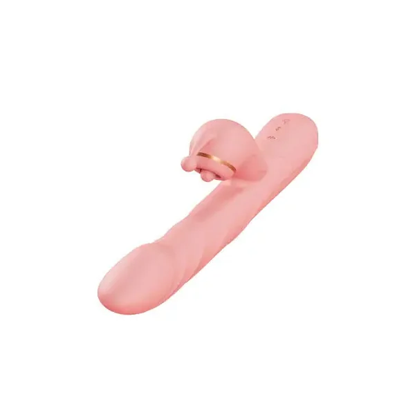 Heating Rabbit Vibrator with Dual Stimulation and Clitoral Massage for Women - 10 Speed Vibrating Thrusting Sex Toy