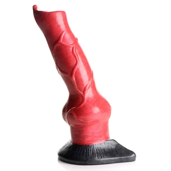 Hell-Hound - Canine Penis Silicone Dildo - Red