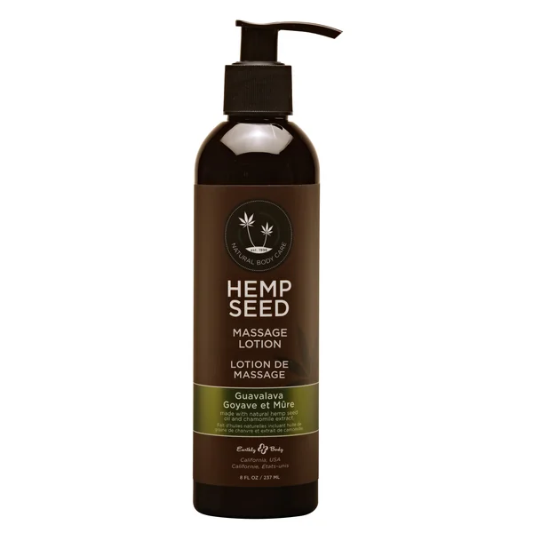 Hemp Seed Massage Lotion - Guavalava - 8 Fl. Oz.