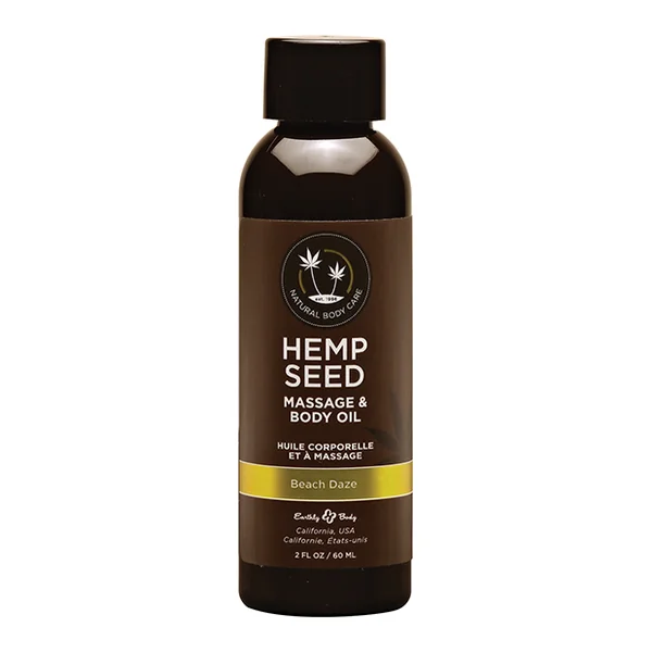 HEMP SEED MASSAGE OIL BEACH DAZE 2 OZ
