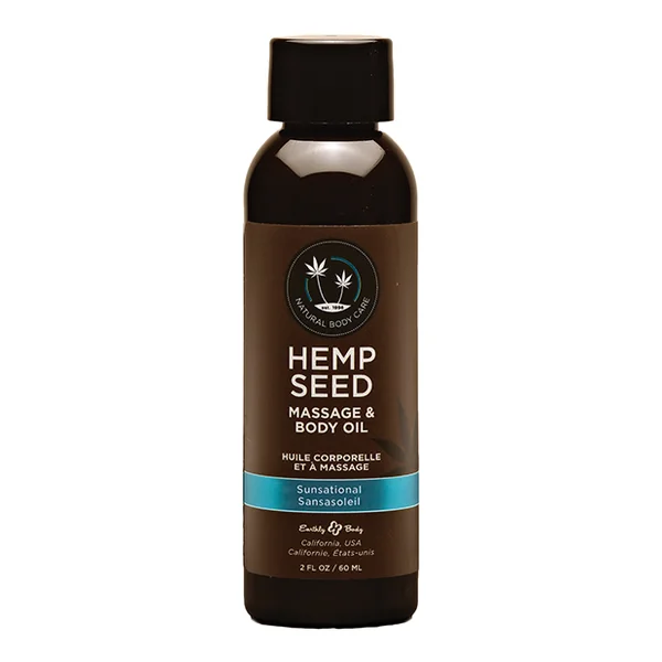 HEMP SEED MASSAGE OIL SUNSATIONAL 2 OZ
