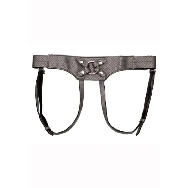 Her Royal Harness The Regal Empress Adjustable Harness – Pewter