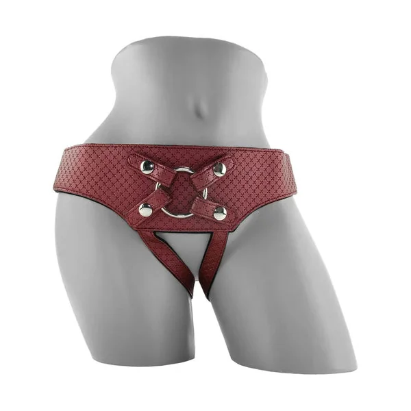 Her Royal Harness The Regal Empress in Red