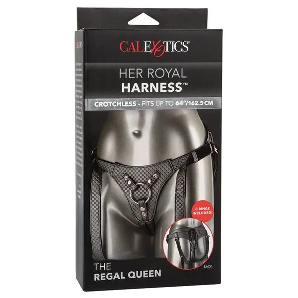 Her Royal Harness The Regal Queen - Pewter