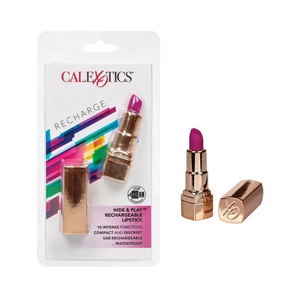 Hide & Play Rechargeable Lipstick – Purple