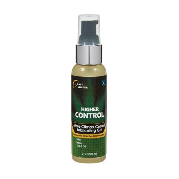 HIGHER CONTROL CLIMAX CONTROL GEL W/HEMP SEED OIL 2 OZ