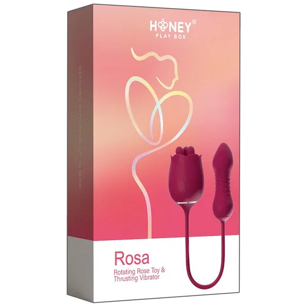 Honey Play Box Rosa –Rotating Rose Toy & Thrusting VibratorÊ