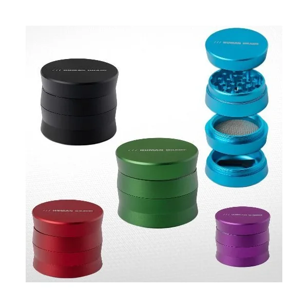 Human Grade Aluminum 4pc Grinder Model 3A 2in Green