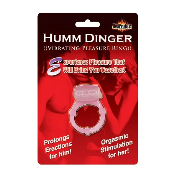 Humm Dinger Vibrating Cockring – Magenta