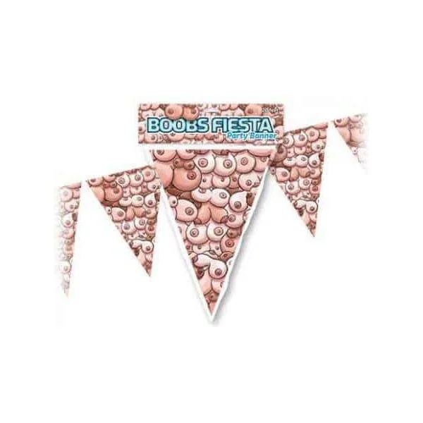 Humor - Boobs Fiesta Party Banner 20 Feet