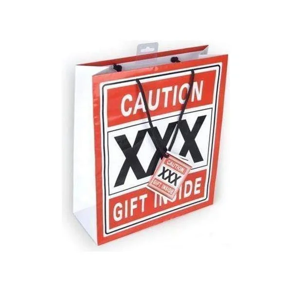Humor - Gift Bag - Caution XXX Gift Inside