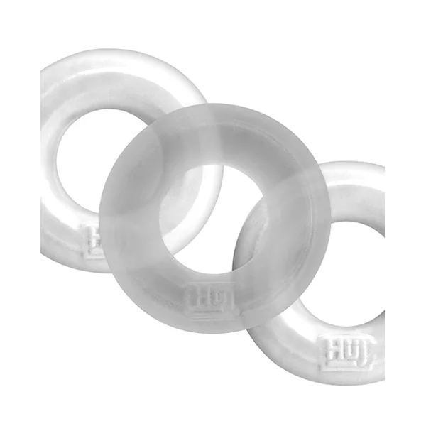 Hunky Junk 3 Pack C Ring - White Ice