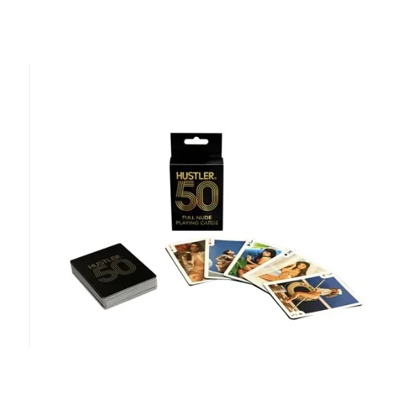 HUSTLER 50 FULL NUDE PLAYING CARDS