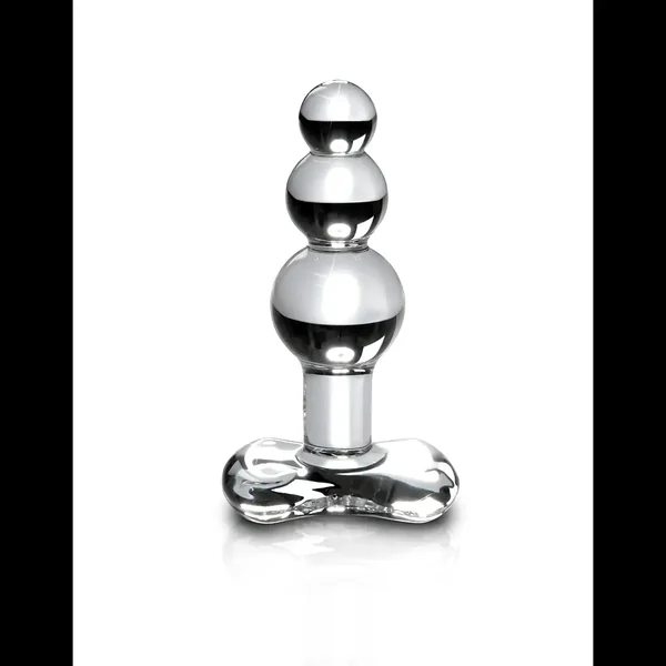 Icicles® No. 47 Beaded 4" Glass Anal Plug