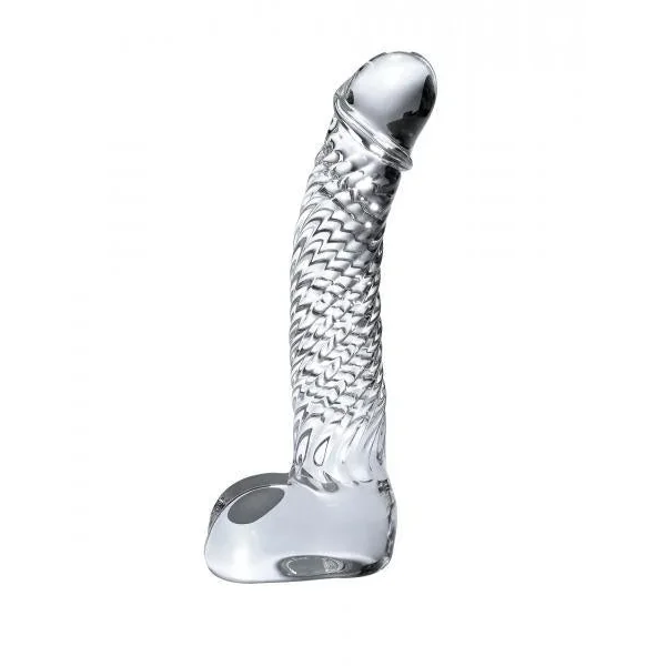 Icicles No 61 Glass Massagers G-Spot Dildo Clear