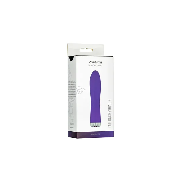 Iconic Charm One Touch Vibrator - Violet