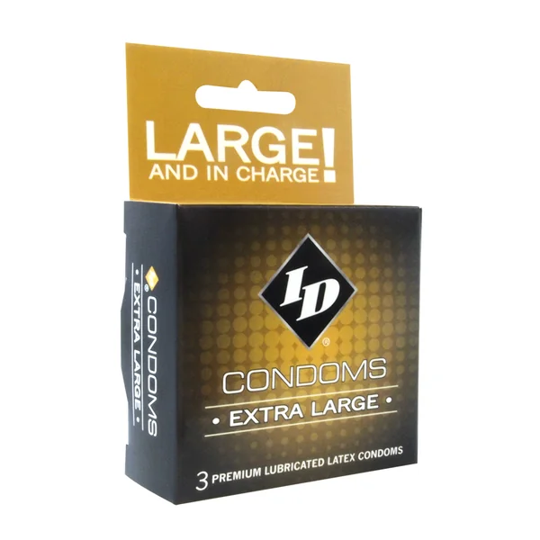 ID EXTRA LARGE CONDOM 3PK