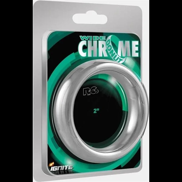 Ignite “Chrome Donut” Cock Ring 2″