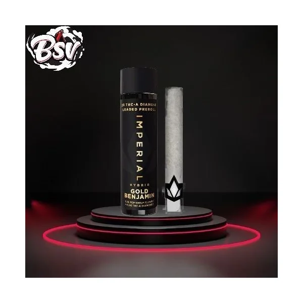 Imperial 2g THC-A Diamond Pre-Roll Golden Benjamin