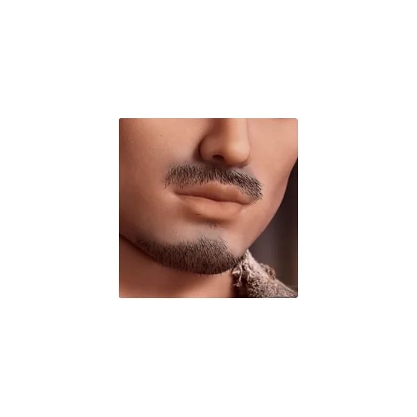 IMPLANTED HAIR/S FOR EXTRA SILICONE HEAD: