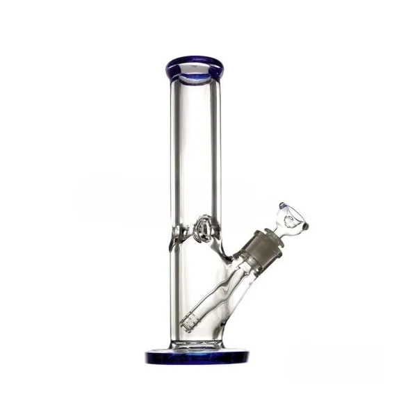 Indigo 12in Straight Tube/Beaker 9mm Waterpipe