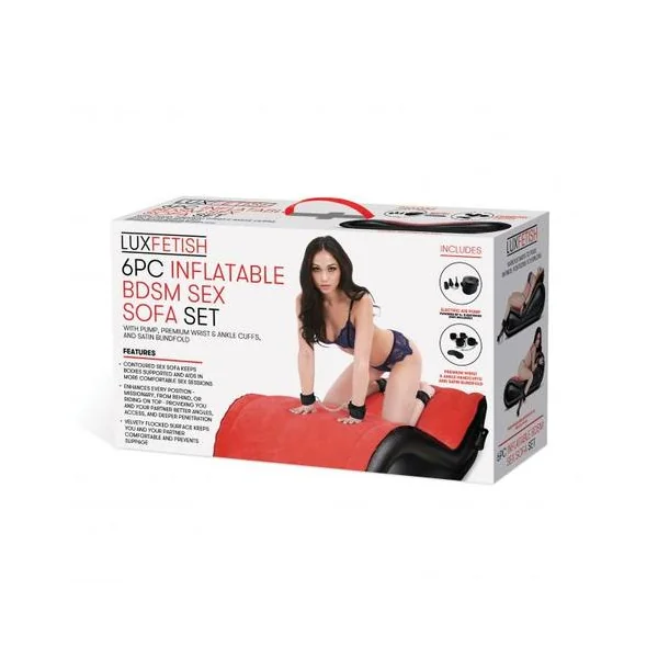 Inflatable BDSM Sex Sofa 6pc by Lux Fetish