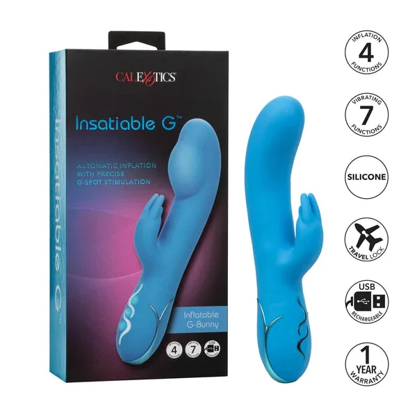 Insatiable G Inflatable Bunny Vibrator by Cal Exotics