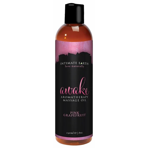 INTIMATE EARTH AWAKE MASSAGE OIL 8OZ