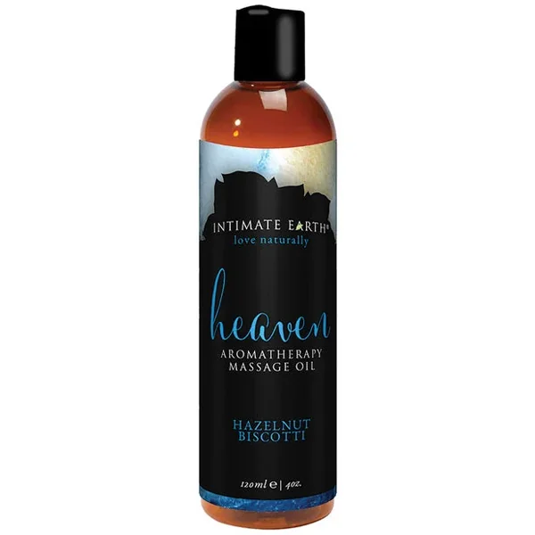 Intimate Earth Heaven Massage Oil – 120 Ml Hazelnut Biscotti