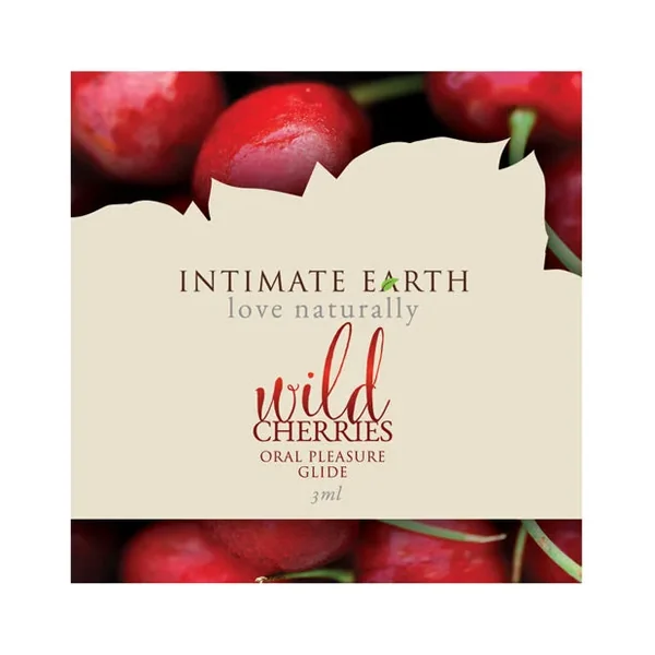 Intimate Earth Lubricant Foil – 3 ml Wild Cherries