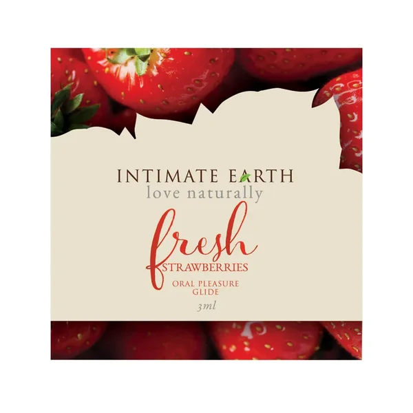 Intimate Earth Lubricant Fresh Strawberries – 3 ml Foil