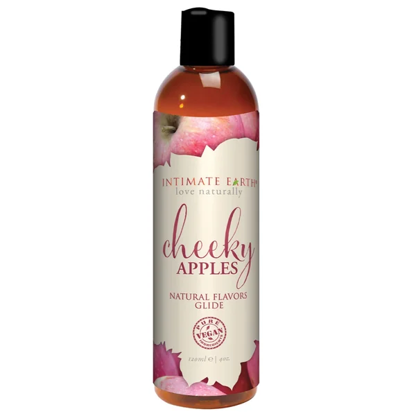 Intimate Earth Natural Flavors Glide - 120 Ml Cheeky Apples