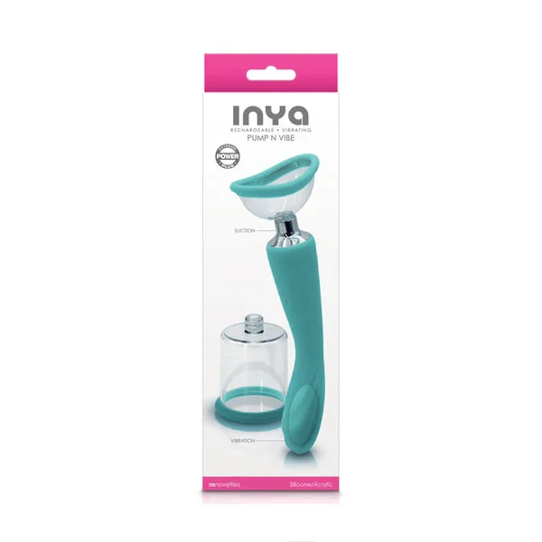 Inya Rechargeable Vibrating Pussy & Nipple Pump by NS Novelties