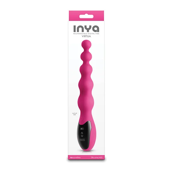 INYA Virtua Digital Beaded Anal Vibrator - Pink