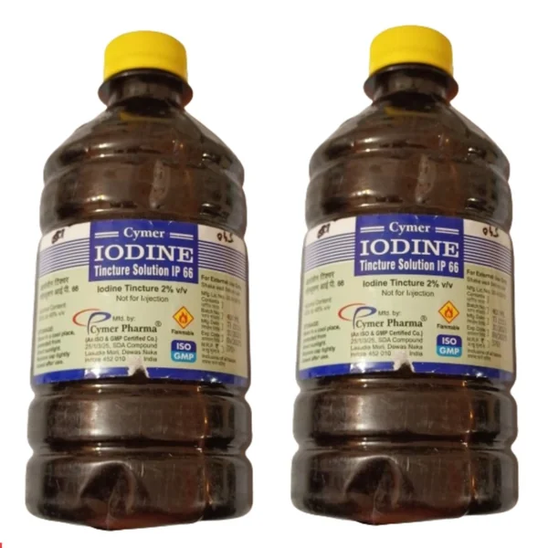 IODINE TINCTURE I.P. 66 (Pack Of 2) (400ml Each)