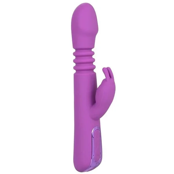 Jack Rabbit Elite Thrusting Rabbit Silicone Rechargeable Vibrator – Purple