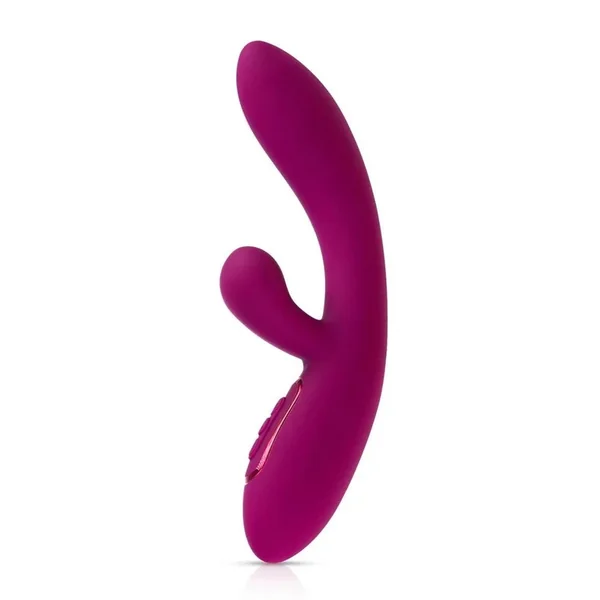 JimmyJane Solis Rabbit Rechargeable Silicone Rabbit Vibrator – Fuchsia
