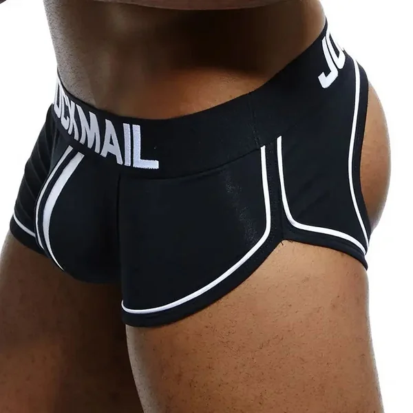 JOCKMAIL Gay Underwear for Men – Sexy Boxer Jockstrap Backless Thong String Homme