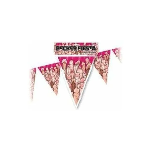 Joke - Pecker Fiesta Party Banner - 20 Feet