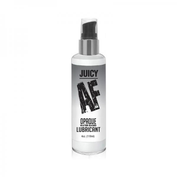 JUICY AF WATER BASED OPAQUE LUBE 4 OZ BOTTLE