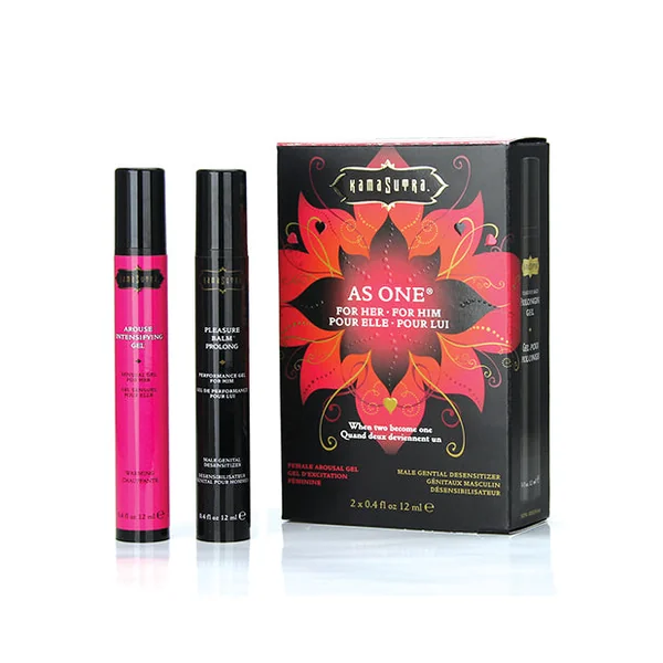 Kama Sutra As One Intensify Plus Warming & Prolonging Gel Couples Kit - .4 oz