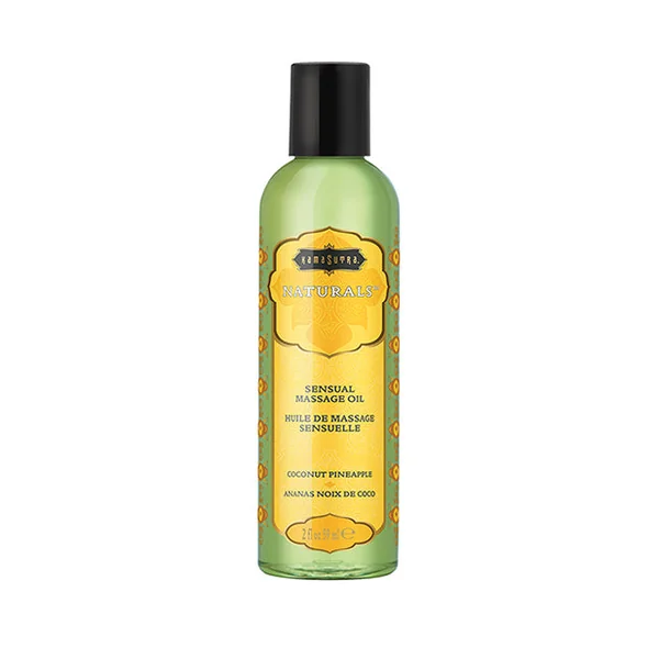 Kama Sutra Naturals Massage Oil - 2 Oz Coconut Pineapple