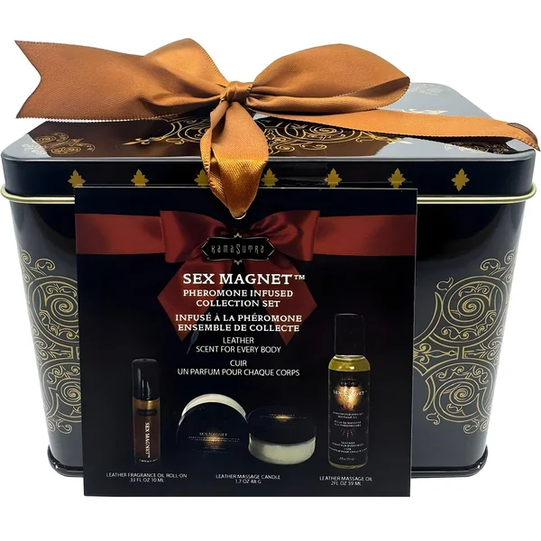 Kama Sutra Sex Magnet Pheromone Gift Set - Leather