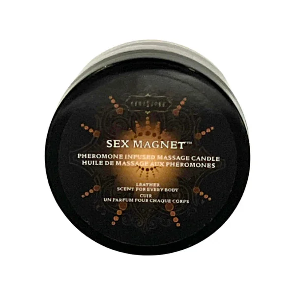 Kama Sutra Sex Magnet Pheromone Leather Scent Massage Candle