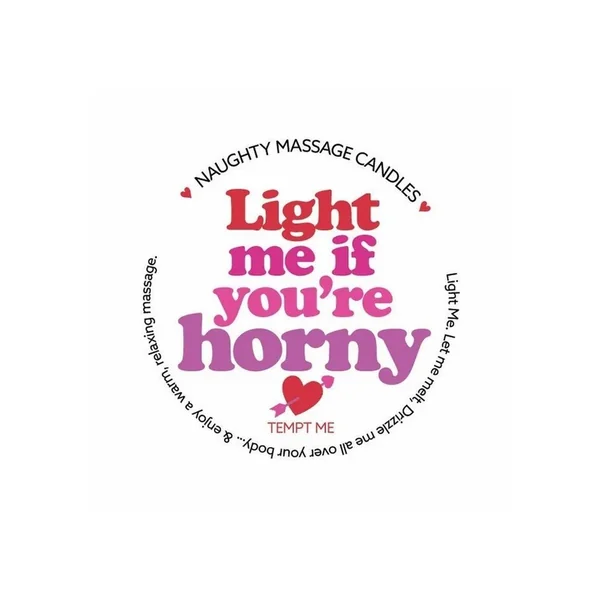 Kama Sutra Valentines Mini Massage Candle 1oz – Light Me if you`re Horny