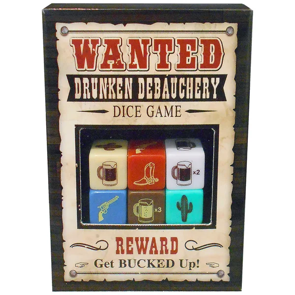 Kheper – Wanted Drunken Debauchery Dice Game